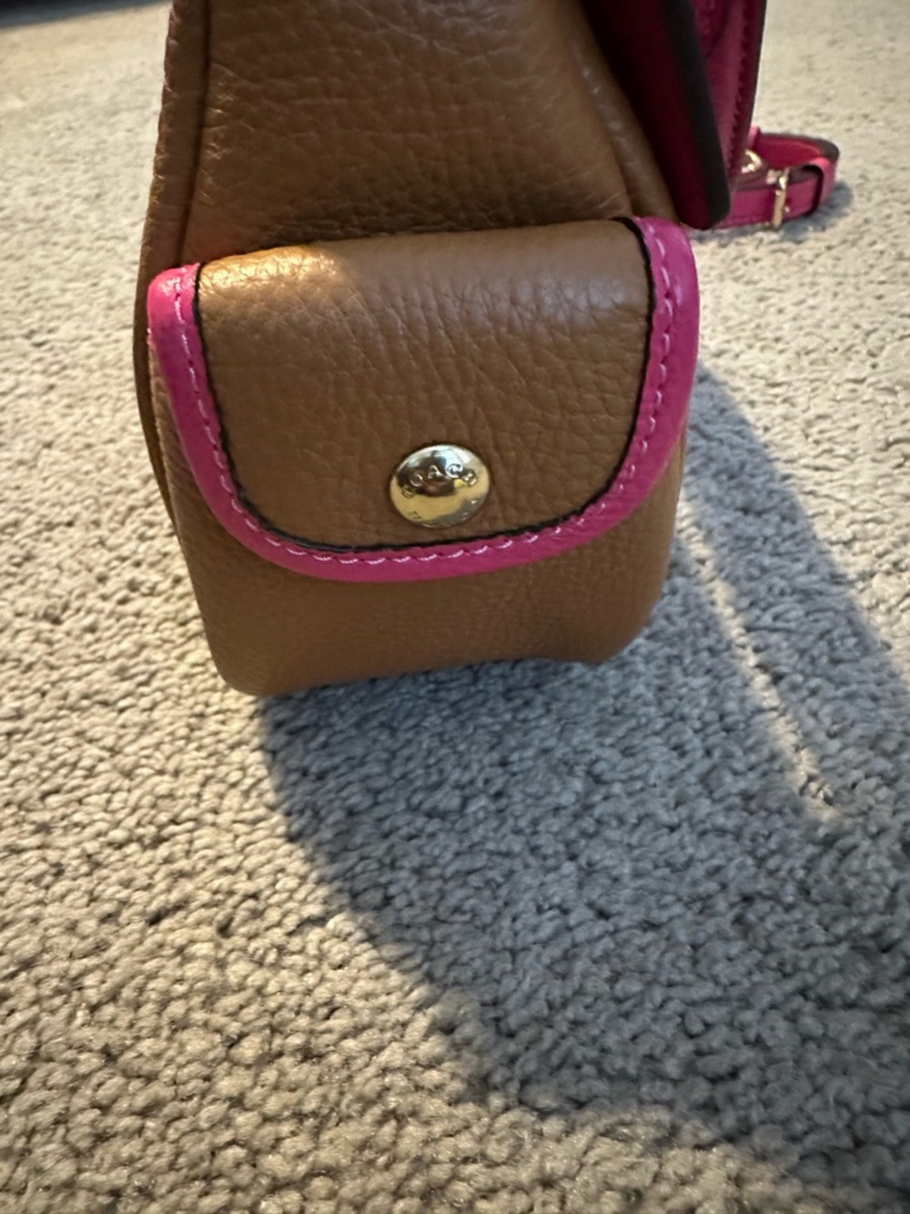 NWT Coach Pennie Shoulder/Crossbody Bag 25/Refined Pebble Leather - Picture 7 of 16